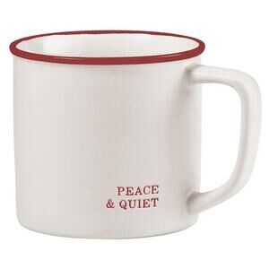 Santa Barbara Design Studio F2F Holiday Coffee Mug, 16-Ounce, Peace & Quiet